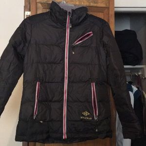 Black Womens down Jacket